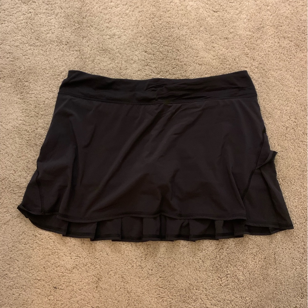 Black Lululemon tennis skirt